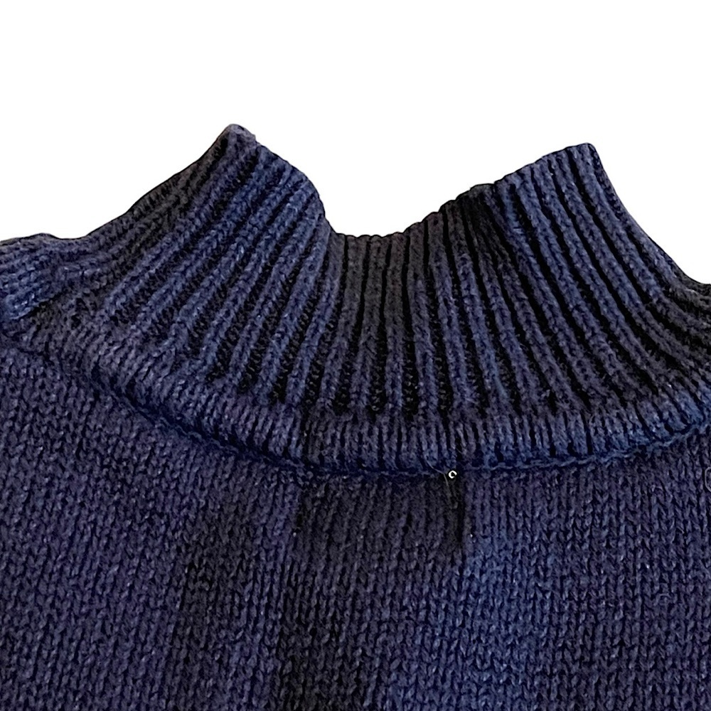 Hasting & Smith Vintage Intarsia Sweater Fall Leaves Grapes Cotton Ramie Size M - Picture 6 of 15